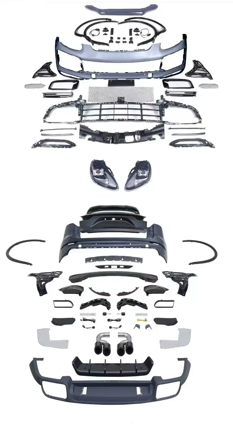 

C-Luxury Car Body Kit for ’Porsche Car Modification for Cayenne 958.1 to the 9Y0 Version Front Face and Rear Back Set