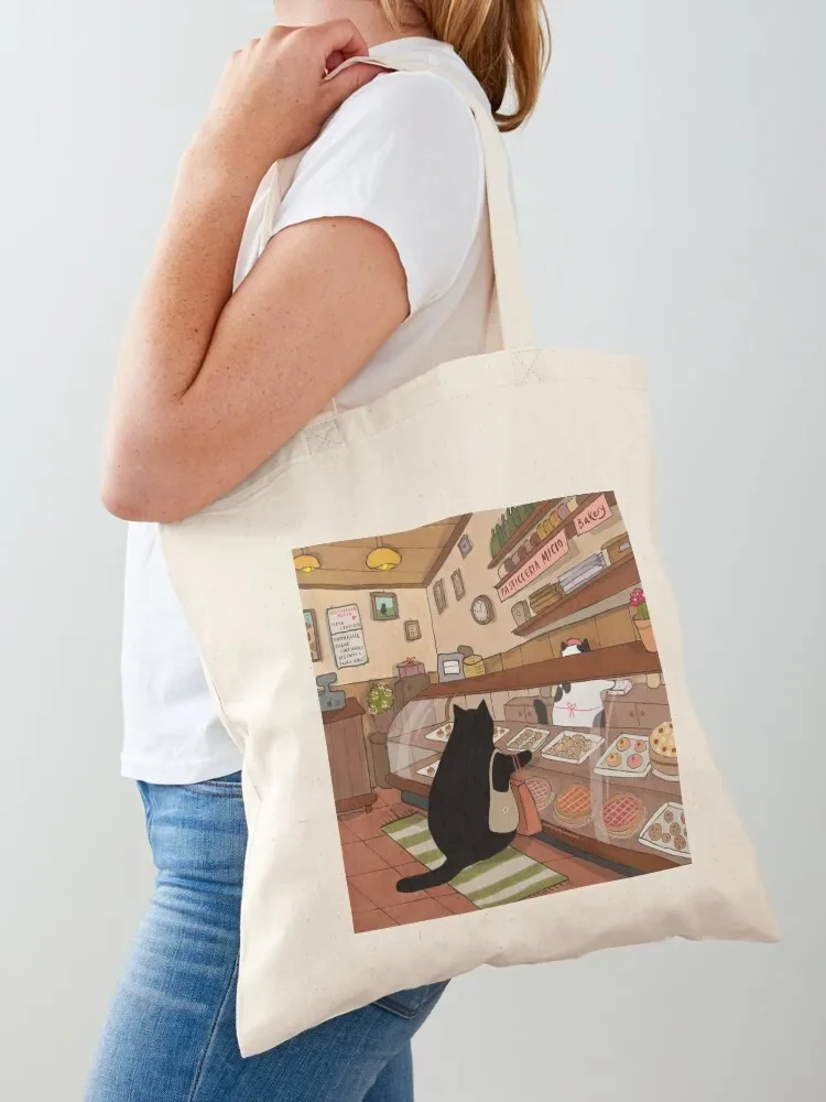 Stanis Buying Sweet Treats at the Bakery Tote Bag tote bag men's custom fabric bag Canvas stote