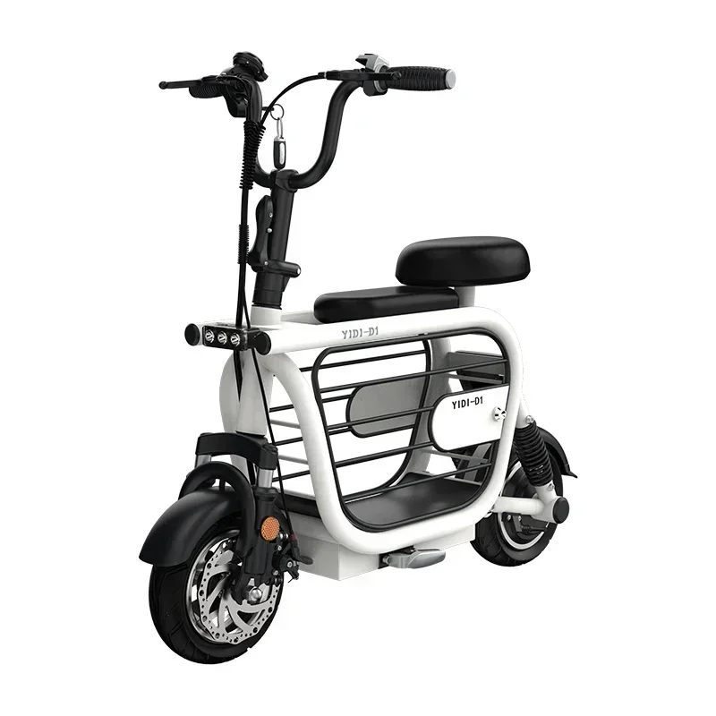 CHKJ CE High Speed 30km/h 48V 400W Portable 11 Inch Tire 2 Wheel Mini Pet Electric Mobility Scooter With Pet Basket
