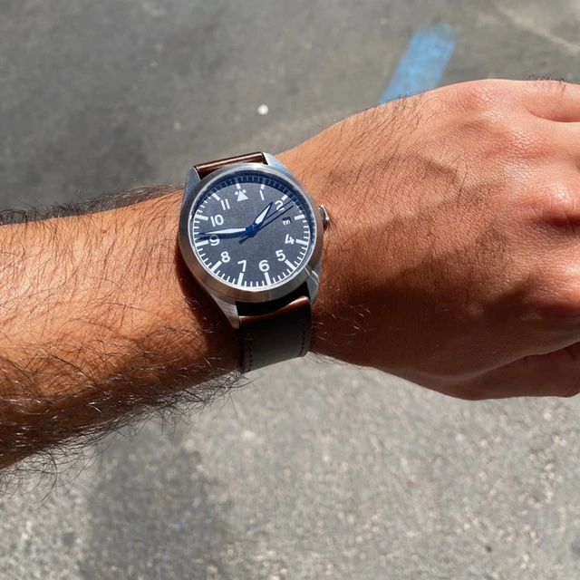 Automatic flieger watch hot sale