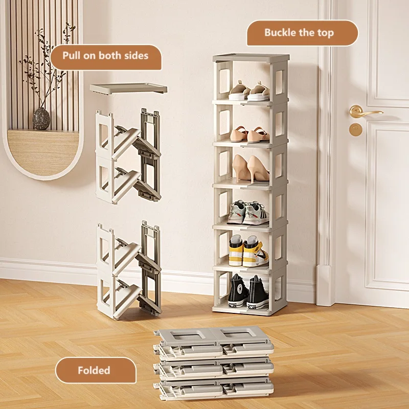 Formwell-Shoe Storage Rack, Foldable Rack, Thick PP Material and Sturdy Height, Sturdy Tools, Shoe Organizers