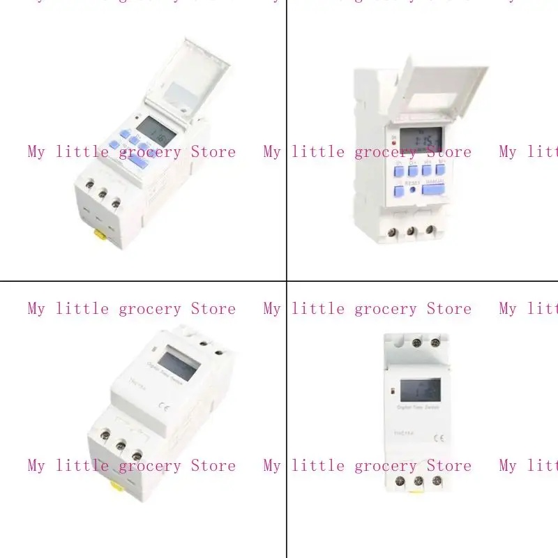 D5BD THC15A DIGITAL LCD Power Powertible Timer Switch DIN Mount