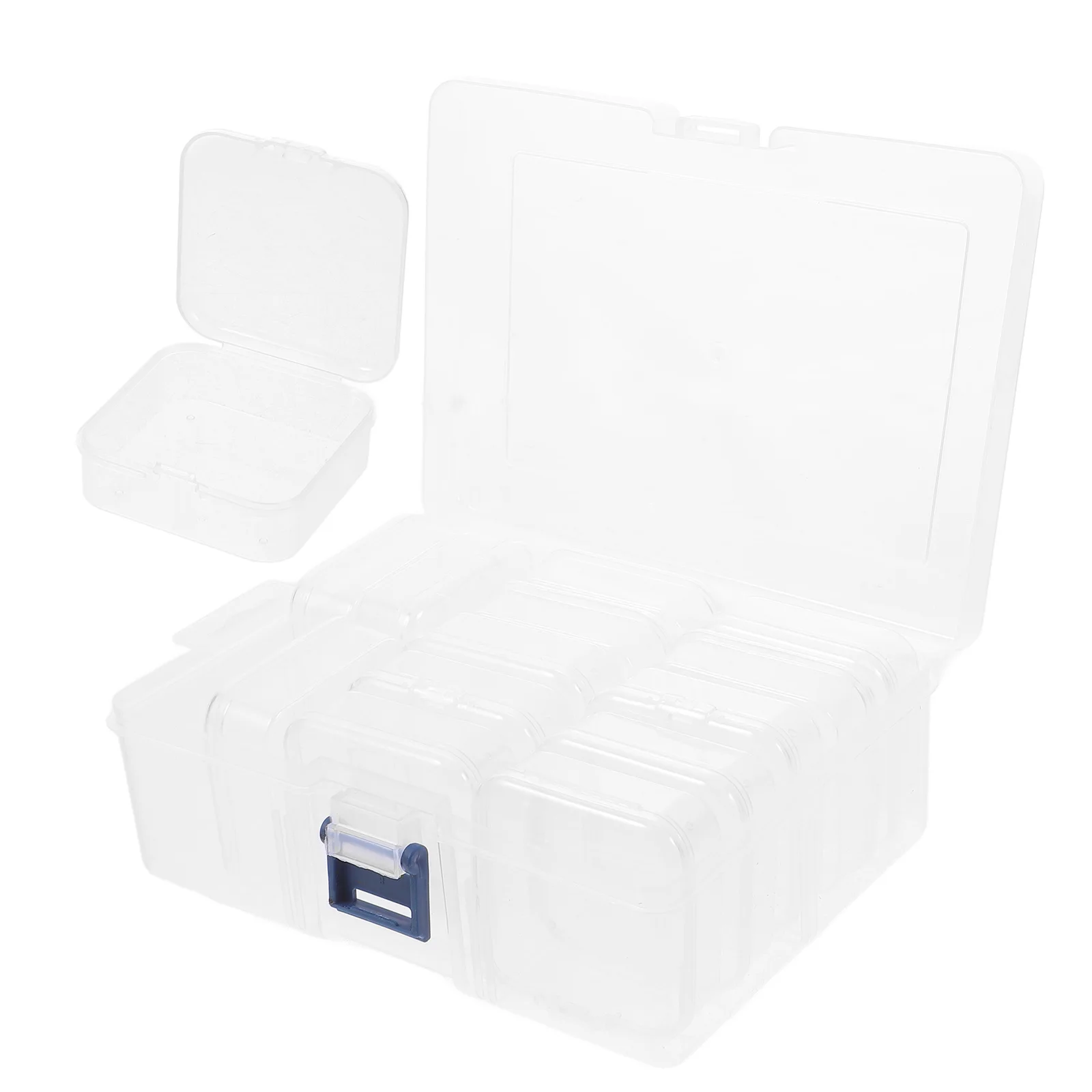 

Organizers Plastic Storage Box Jewelry Container for Jewelries Small Transparent Mini Boxes Office