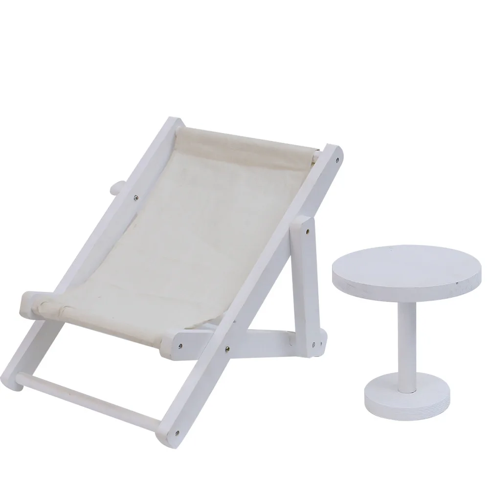 Newborn Photography Props Beach Lounge Chair Wooden Multi Function Sofa Baby Memorial Studio Photography Accessories Posing Bed