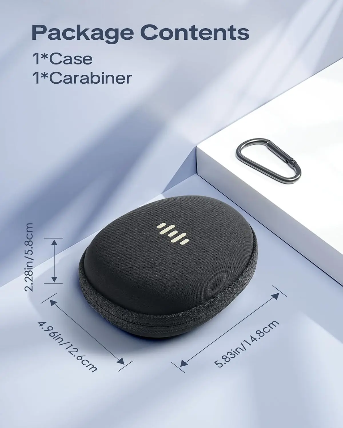 Headphone Case for Shokz OpenRun Pro 2/OpenRun/OpenSwim Pro/OpenMove Bone Conduction Earphones, Portable Travel Carrying Case view 4