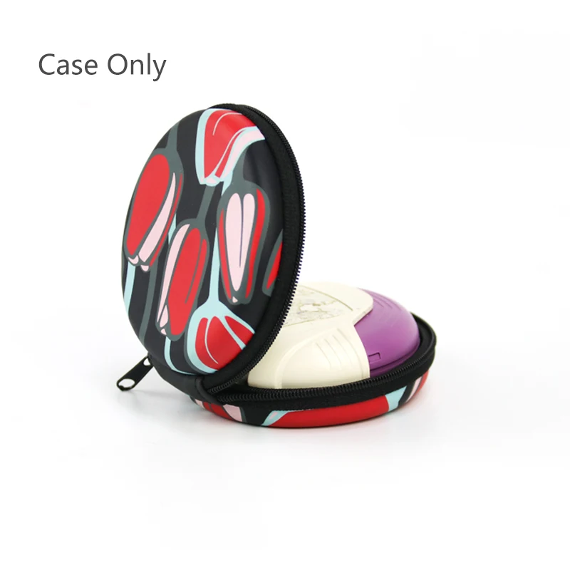 Custom Printing Pattern Small Circular Case for Snuff Can Earphone Aerosol