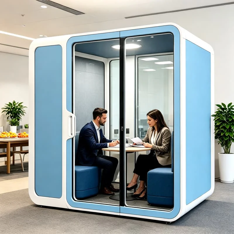 Nap Pod Soundproof Acoustic Booth Sleep Cabin For Office Power Nap Quick Rest Customized Quiet Cabin For Stress Relief Break