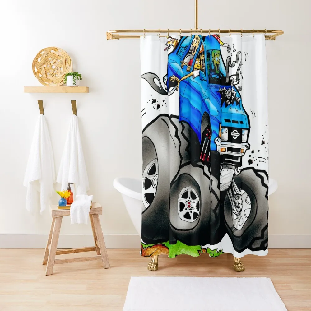 

ROAD TRIP Shower Curtain Shower For Bathroom Set Shower Bath Funny Luxury Bathroom Curtain