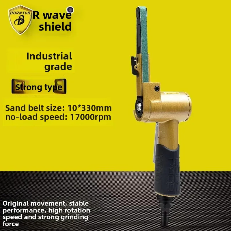 Pneumatic Belt Sander Polisher Air-Powered Sanding Machine 10*330Mm/20*520Mm