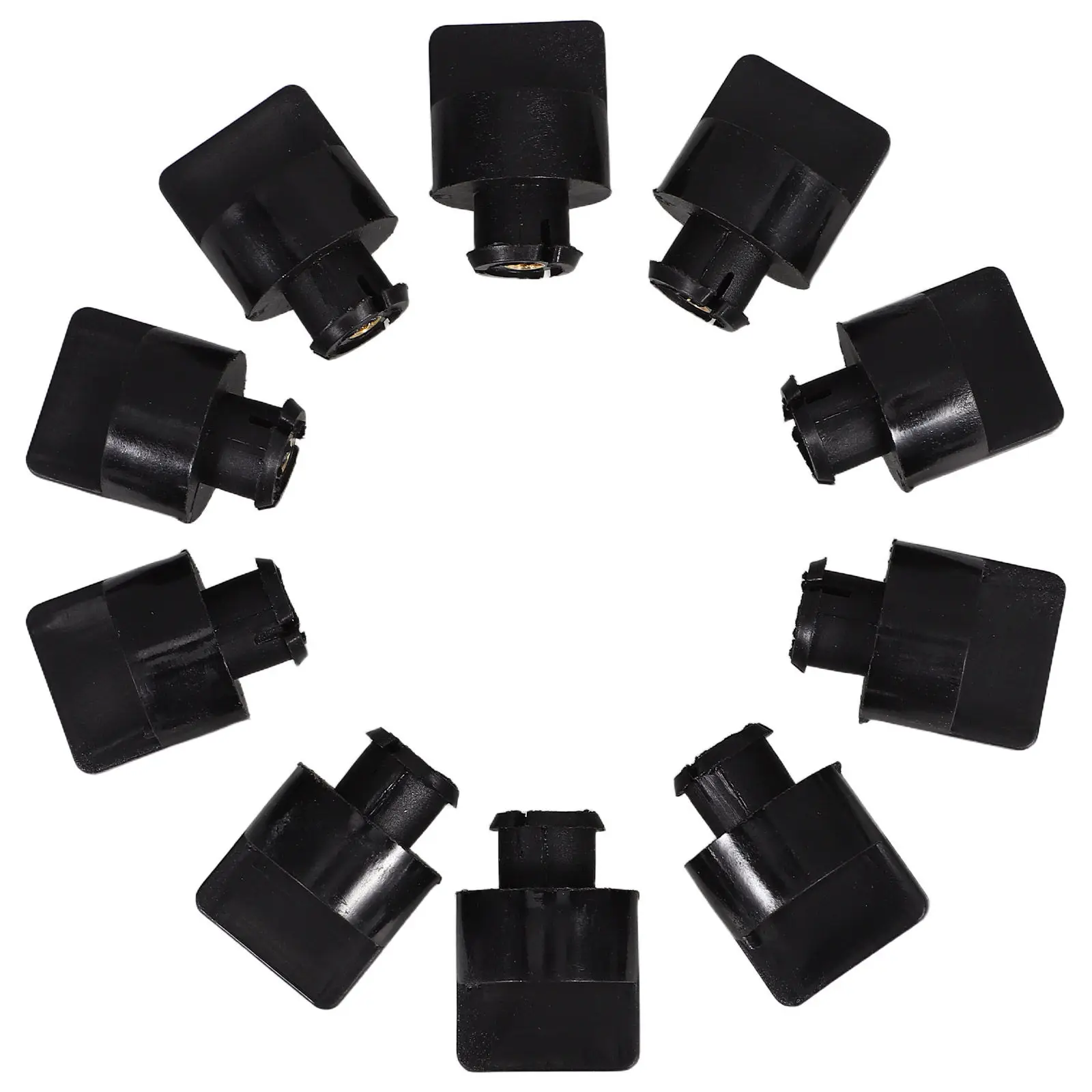 10Pcs Gas Chainsaw Accessories Air Filter Cover Screws Lock Nuts Plastic Easy Installation Maintenance Replacement