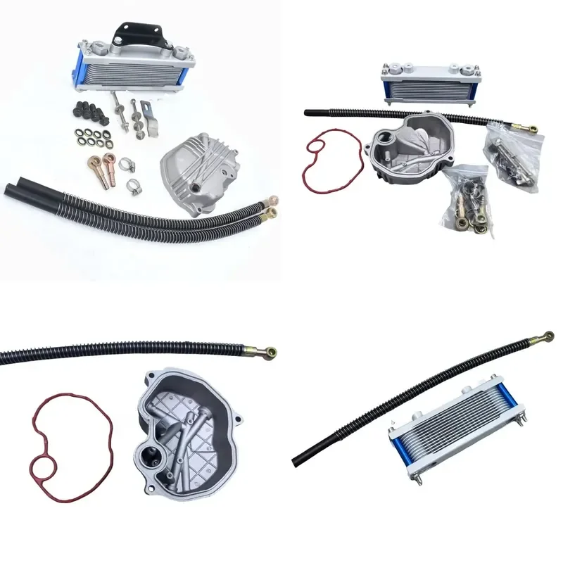 2026 Hot Sale Universal Upgrade Aluminum Motorcycle Engine Oil Cooler Cooling Radiator for CG125 CG150 50CC-200CC
