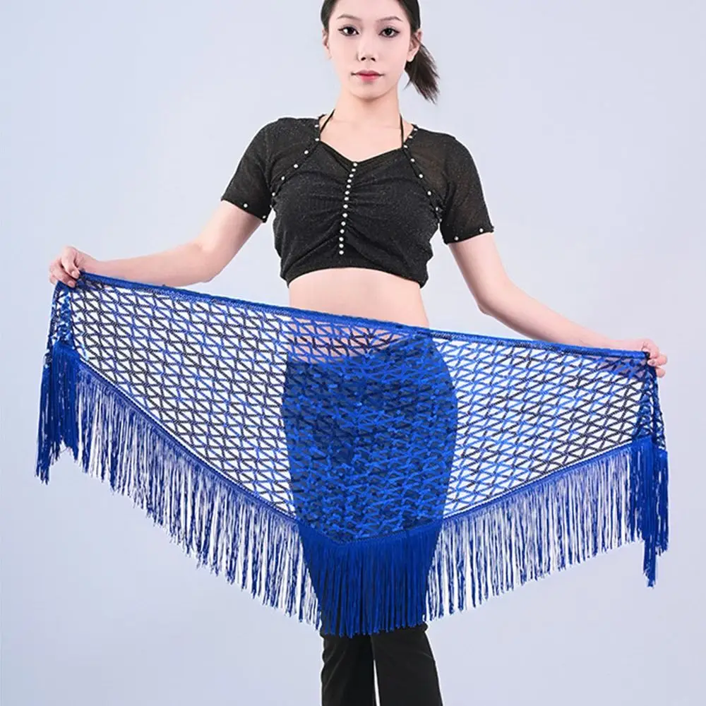 

Fashion Tassel Belly Dance Hip Scarf Bohemian Sequins Waist Chain Crochet Dancer Skirt Dance