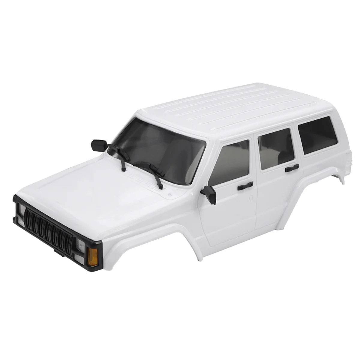 155mm Wheelbase Hardtop Cherokee Body for 1/18 RC Crawler TRX4M Bronco Defender Chassis White(Unpainted)