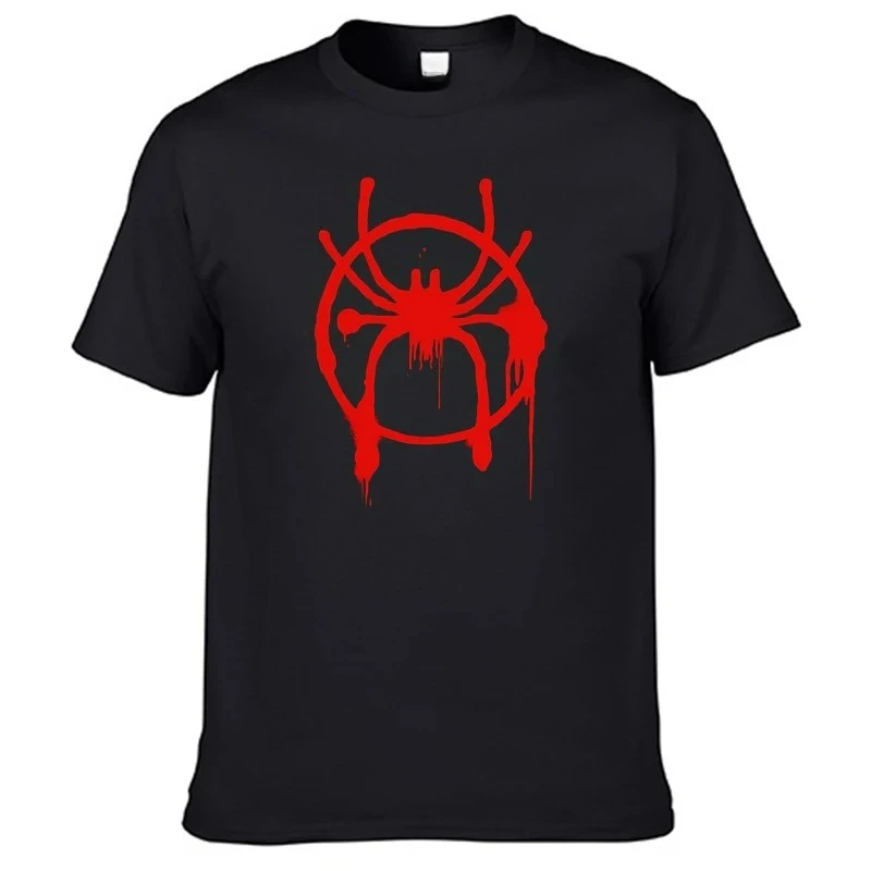 

Summer Spider Men's T-Shirt Short Sleeve Sport Cartoon Hero Tops Tees Oversized Streetwear Casual T Shirts Designer Men Clothing