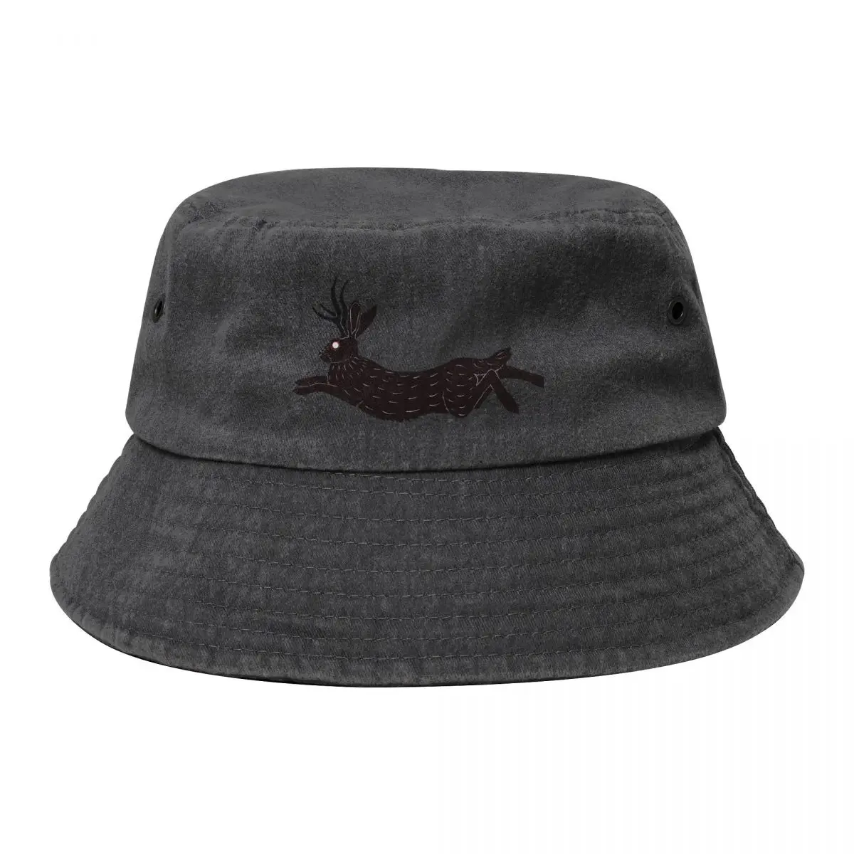 

Gothic Folk Jackalope Bucket Hat Golf Cap golf hat genuine Hat men Male Women's