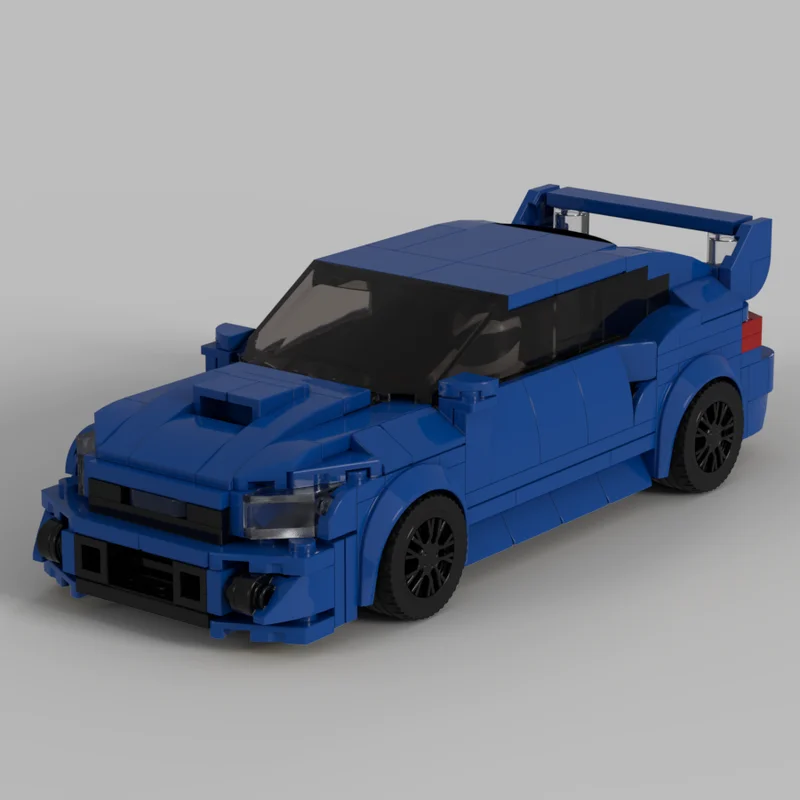 子供向けのテクニカルカービルディングブロック,2007スピード,sti,サソリ都市レーシングモデルセット,子供のおもちゃ,クリスマスプレゼント