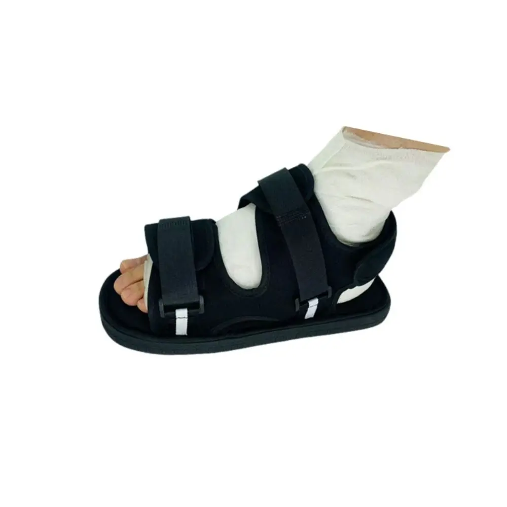 Vielseitiger, verstellbarer Gipsschuh, bequeme, rutschfeste Frakturschuhe, praktische feste Schuhe mit offenem Zehenbereich, Post-Op-Stiefel, Fußverletzung