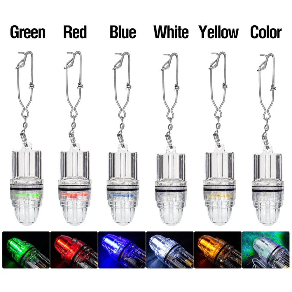 Dual-Mode LED Fishing Light For Deep Sea Waterproof Underwater Luminous Fish Lure Lamp Steady/Flash Underwater Lure Light