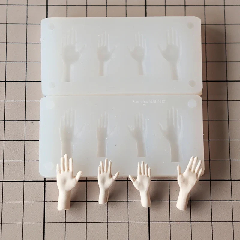 Ultra Light Clay Correct  Proportion Doll Palm Silicone Mold DIY Polymer Clay Animation Character Hand Contour Making Tools
