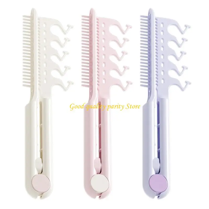 

M4YA Расческа для увеличения объема тонких волос Щетка для укладки с V-образными краями Легкий ручной инструмент для волос ABS