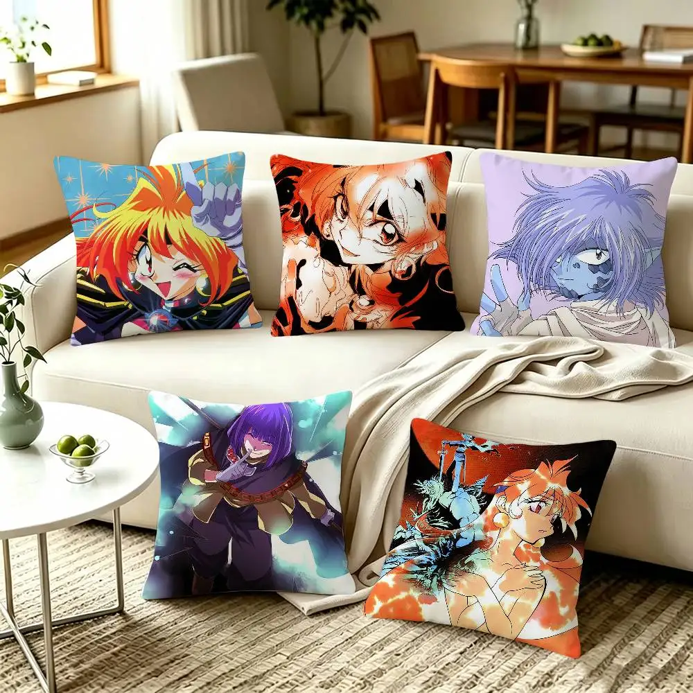 Slayers  Lina and Naga Anime  Pillow Covers, Home Sofa Cushion Covers and Aecorative Custom