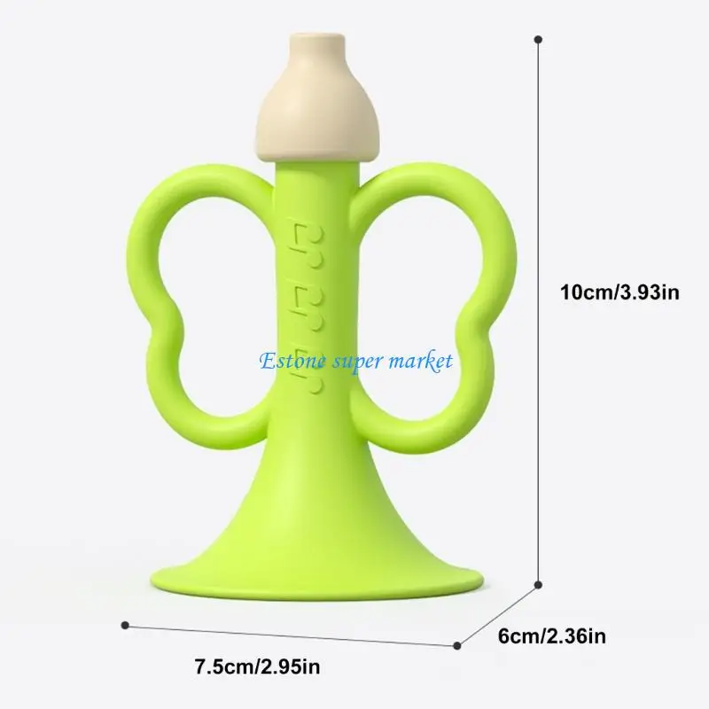 Brinquedo colorido do desenvolvimento do mordedor do bebê 090B com fabricante ruído para mastigar silicone seguro