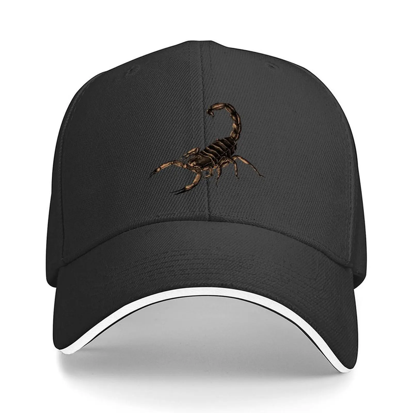 

Abstract black scorpio, abstract black scorpio sign Baseball Cap Dropshipping Horse Hat foam party Hat For Man Women's