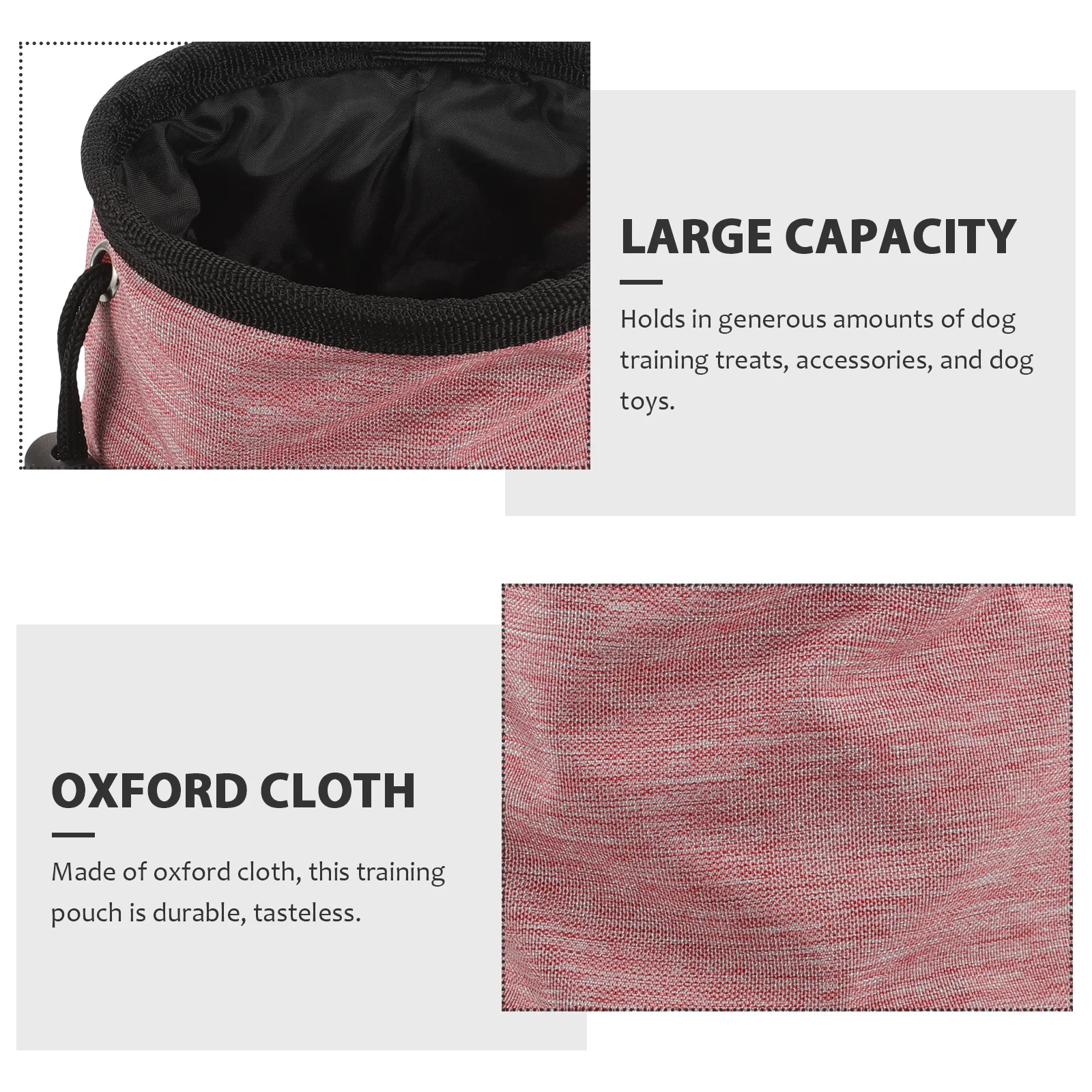 

Pet Treat Bag Snack Container Portable Dog Pouch Oxford Cloth Supply Outdoor Training Food The Tote