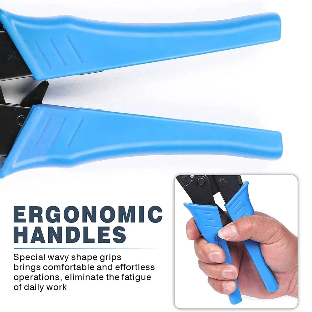 Professionelle isolierte Drahtklemmen, Anschlüsse, Ratschen-Crimper-Werkzeug für 22–10 AWG HS-30J Draht-Crimpwerkzeug – Detail 4