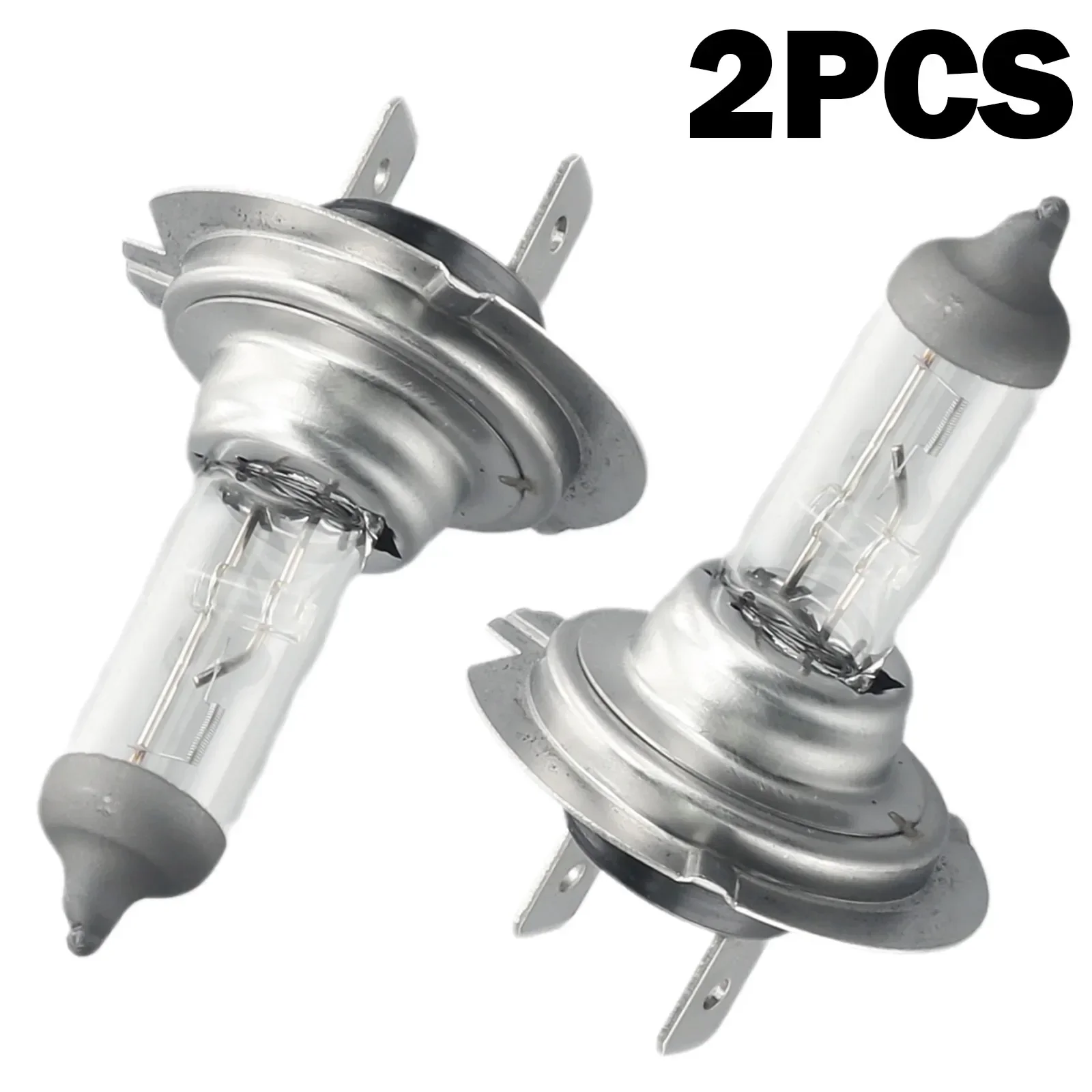 2Pcs 12V -Car H7 Xenon Halogen Headlight Bulbs 55W- 6000K White- Car- High/Low Beam Light Lamp Bulb H7 Halogen Headlights Parts-