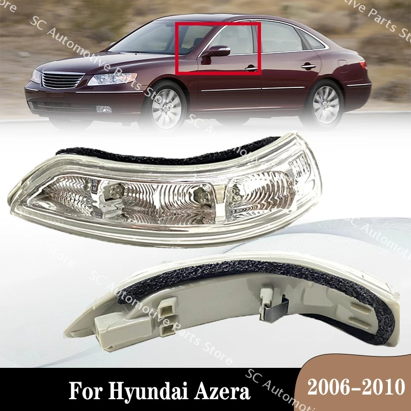 For Hyundai Azera 3.3L 3.8L 2006-2010 Turn Signal Light LED Car Rearview Door Side Mirror Lamp 876133L000 876143L000