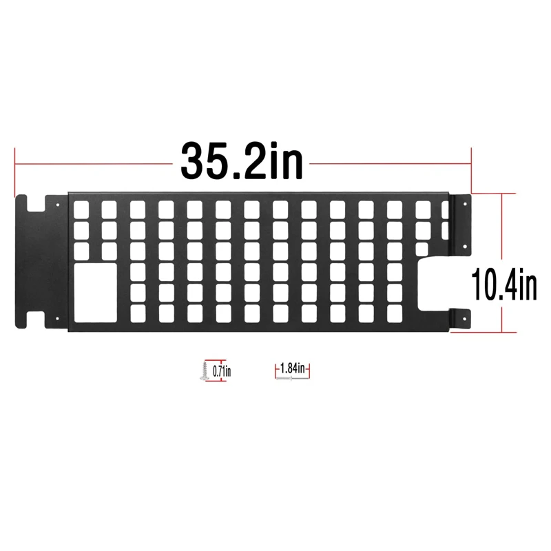 Roof Rack Hard Top Molle Panel Exterior Accessories for 2007-2018 Jeep Wrangler JK 4 Door