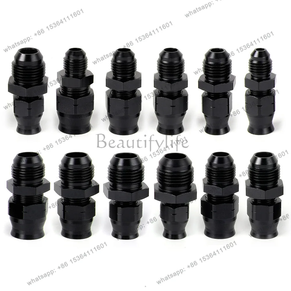 PJ car modification connector AN6 to 5/16 retraction connection fuel adapter