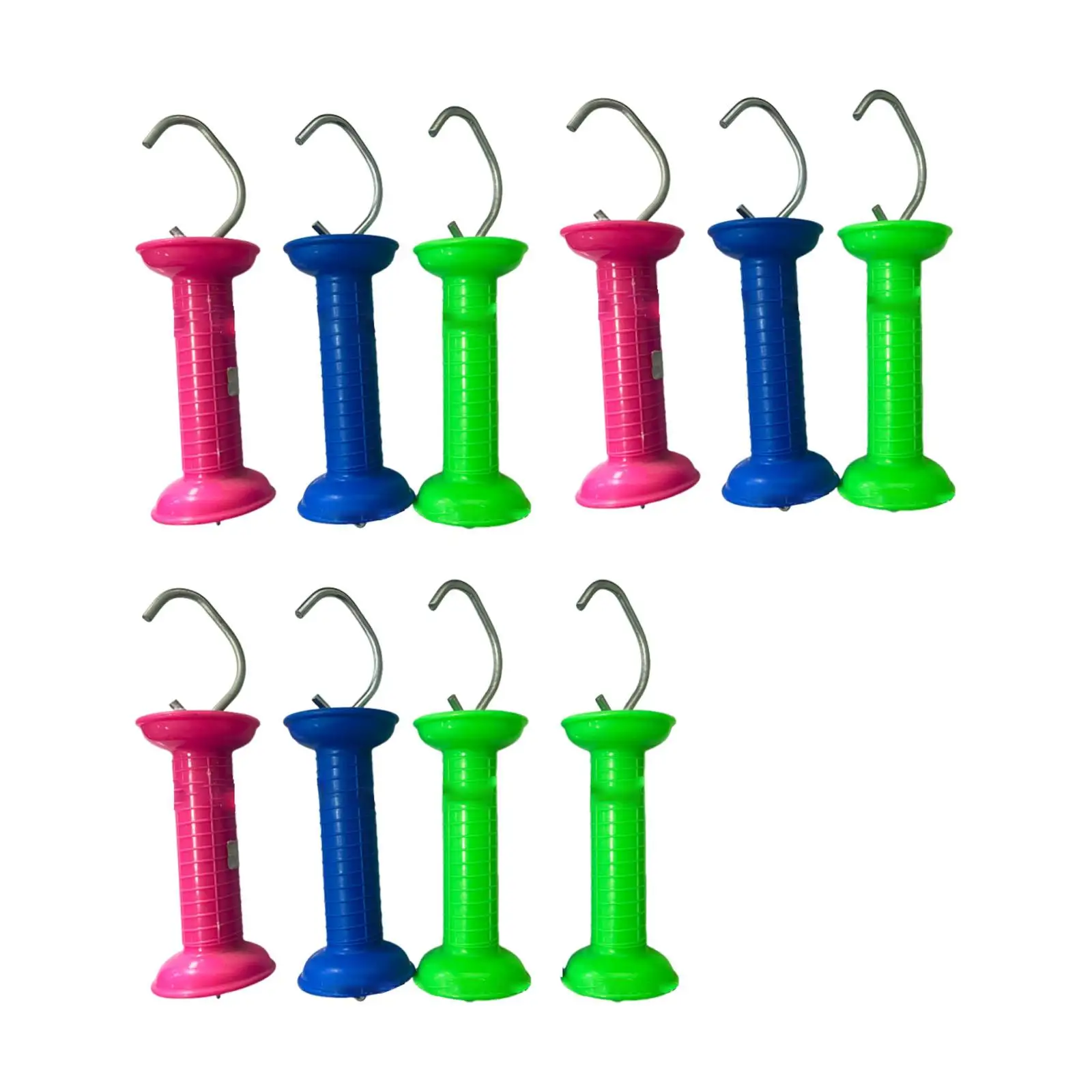 

10 Pieces Electric Fence Gate Handles Insulators Door Handle Bulk Easy Installation Insulated Gate Handles for Farm Livestock