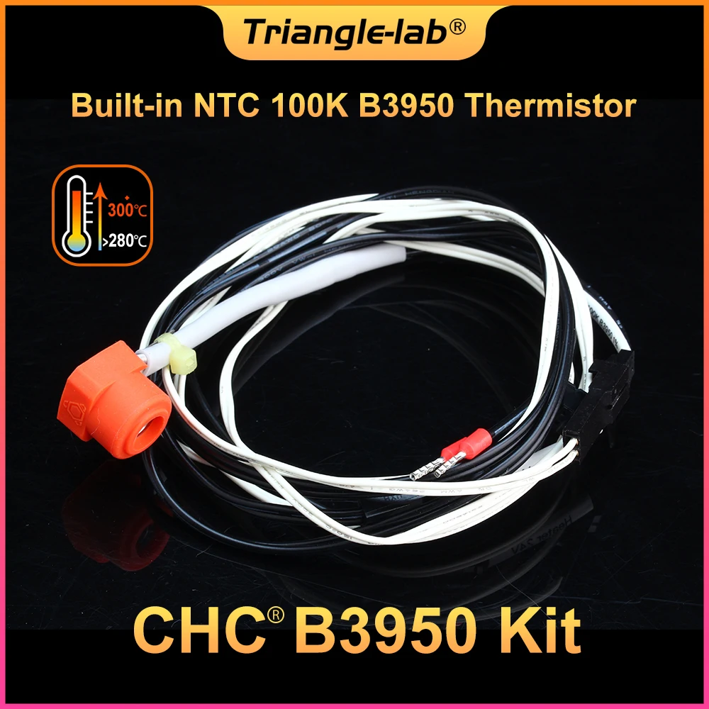 

R Trianglelab CHC Kit Built-in NTC 100K B3950 Thermistor or ender 3 V6 hotend CR10 CR-10 CR-6 SE mk3s 3d printer hotend