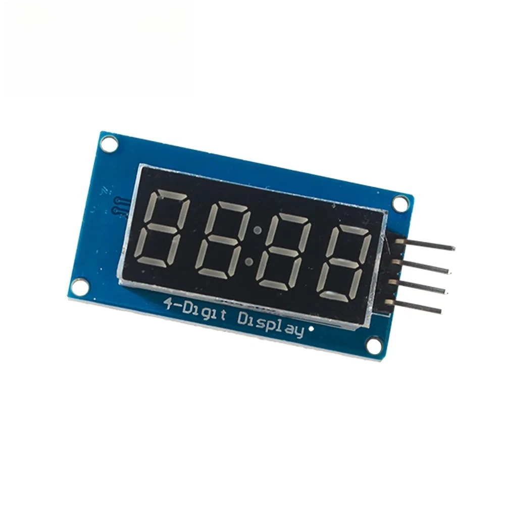 TM1637 4 Bits Digital LED Display Module 0.36Inch with Hours Clock Red Anode Tube Four Serial Driver Board Bricks Accessories