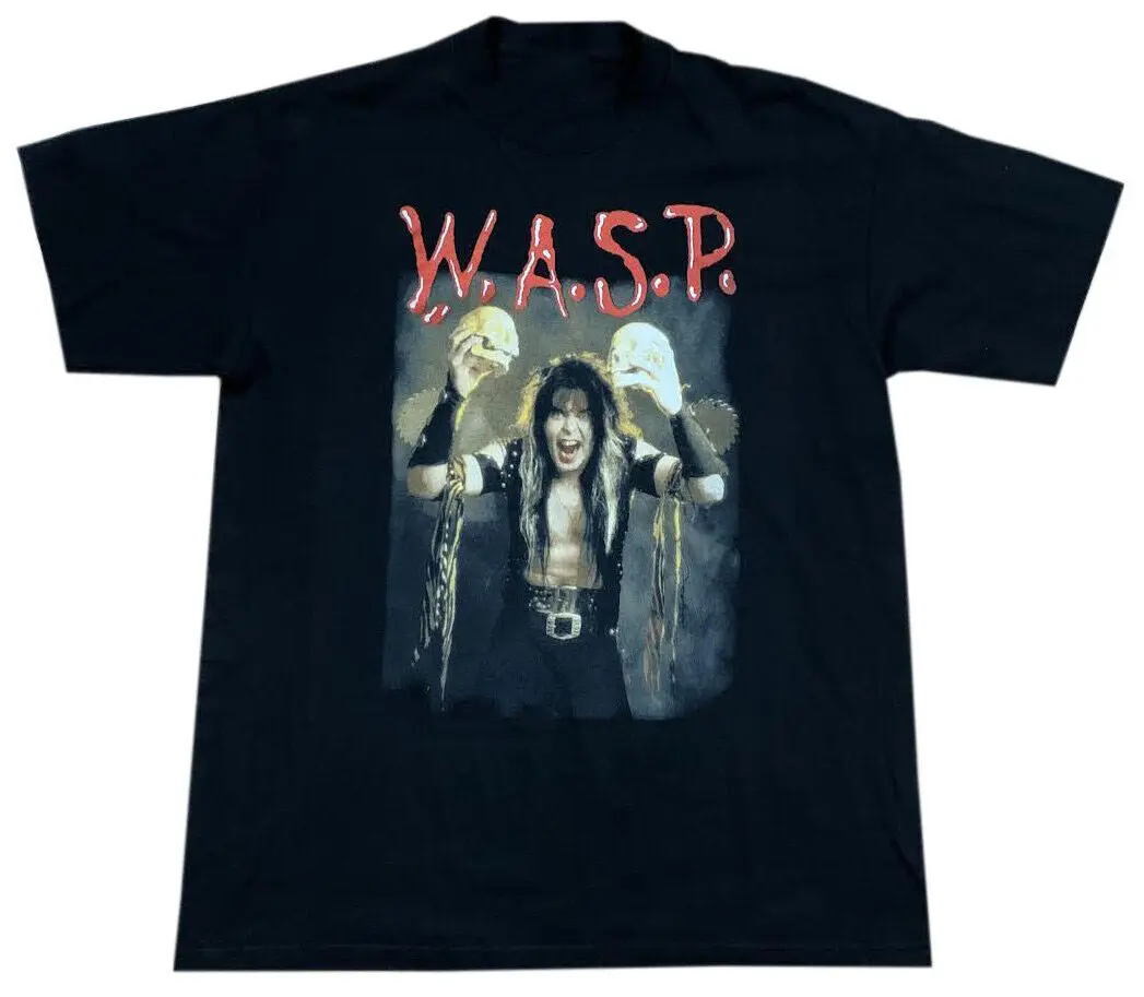 Vintage 90S W A S P Band For Fan Black All Size T Men Shirt Ac308