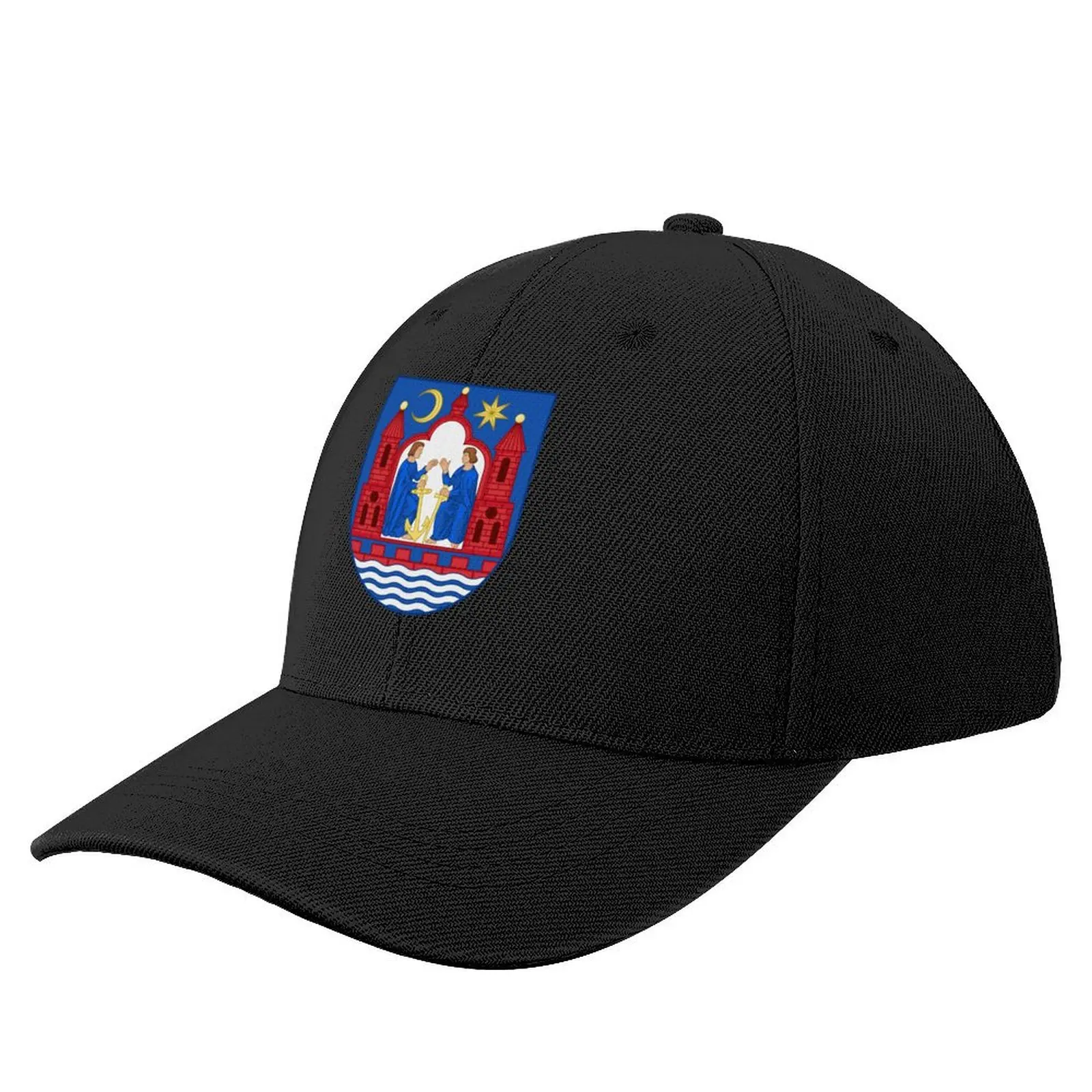 

Coat of Arms of Aarhus, Denmark Baseball Cap Hat Luxury Brand Golf Horse Hat Visor Men Women's