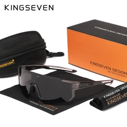 KINGSEVEN Cycling Sunglasses Mountain Big Frame Anti-UV Men Sun Glasses Women Outdoor Sports Eyewear Climbing