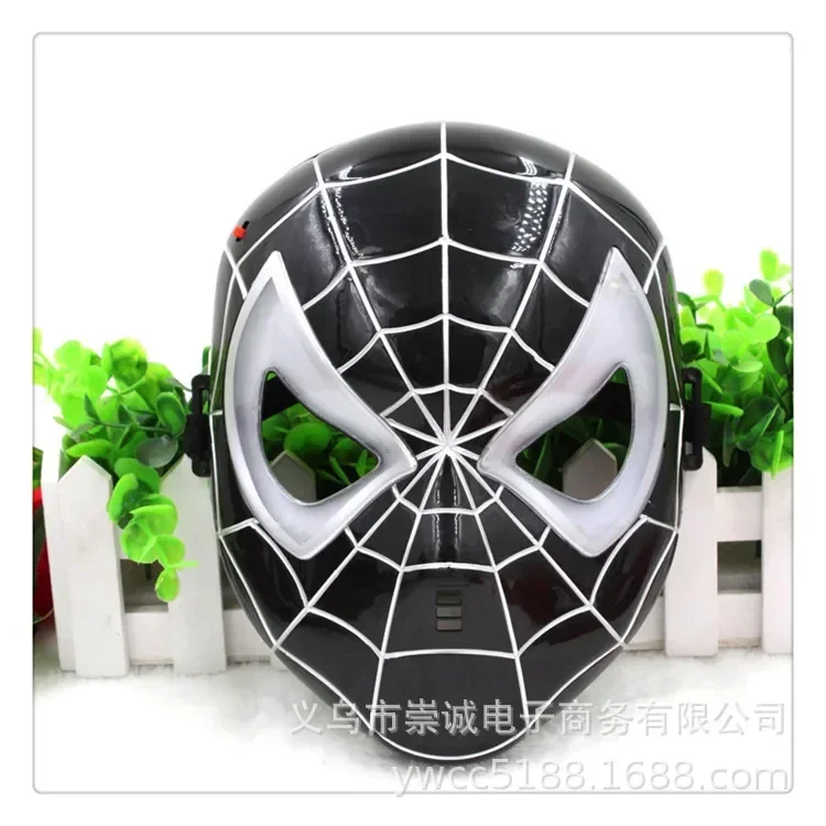 Disney Spider-Man Glow Mask Cute Cartoon Luminous toys SpiderMan Fashion Children's Show Party Accessories for Kids Toy Gifts