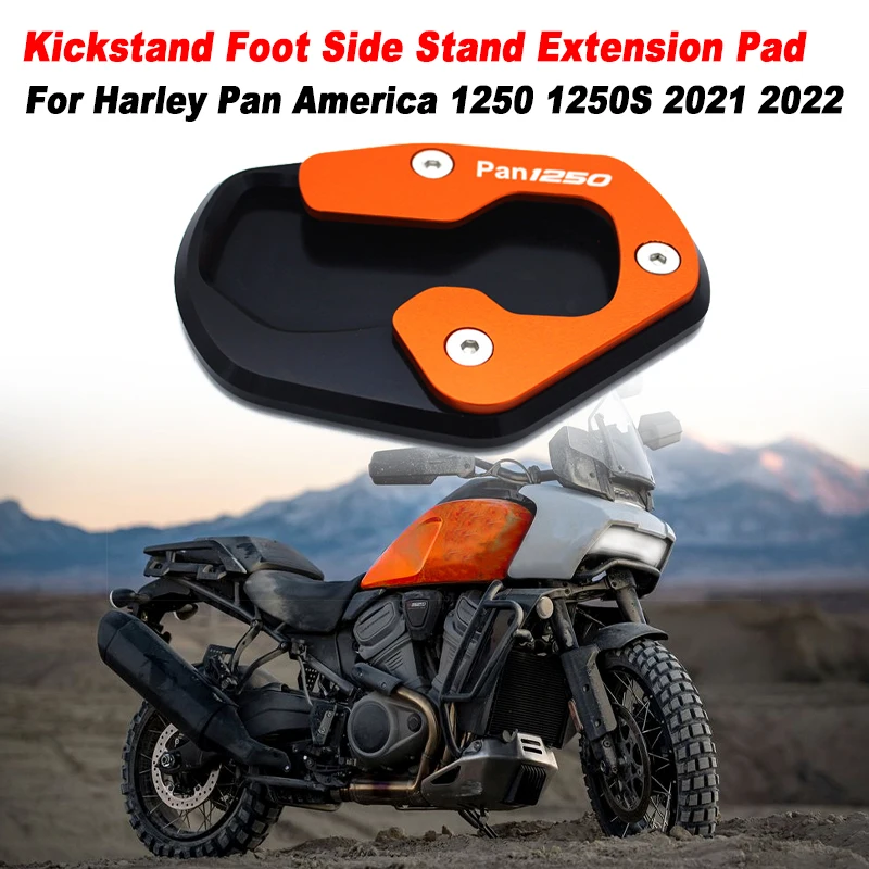 

Motorbike Accessories Kickstand Foot Side Stand Extension Pad For Harley Pan America 1250 1250S 2021 2022