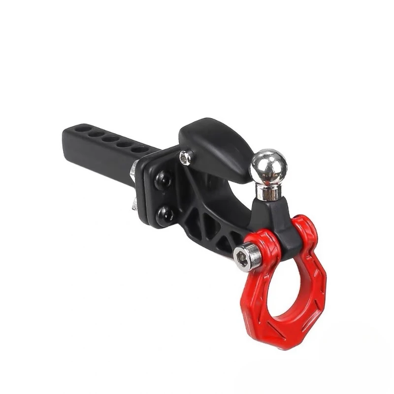 Crochet de remorque en métal, modèle de Simulation pour voiture sur chenilles 1/10 1/8 RC Traxxas TRX4 SCX10 RC4WD D90 K10 TF2 TRX6 MK07 Tank 300 Wrangler