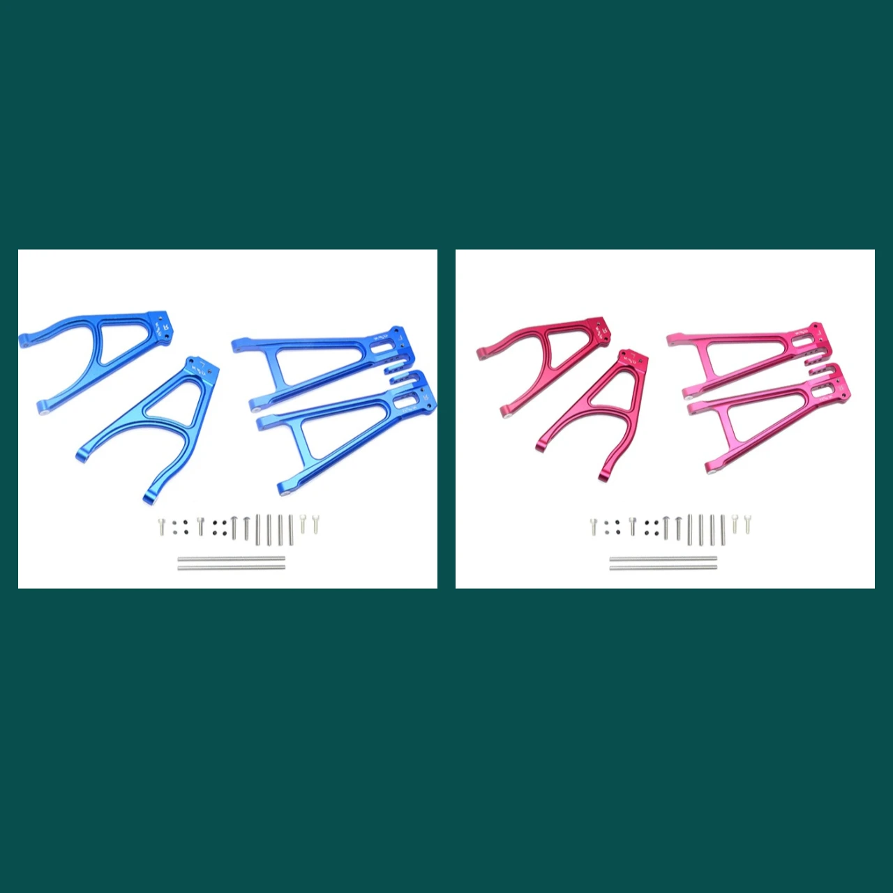 

Aluminum Rear Suspension Arm Set (Upper+Lower) For TRAXXAS 1/10 E-REVO 2.0 8633+8634