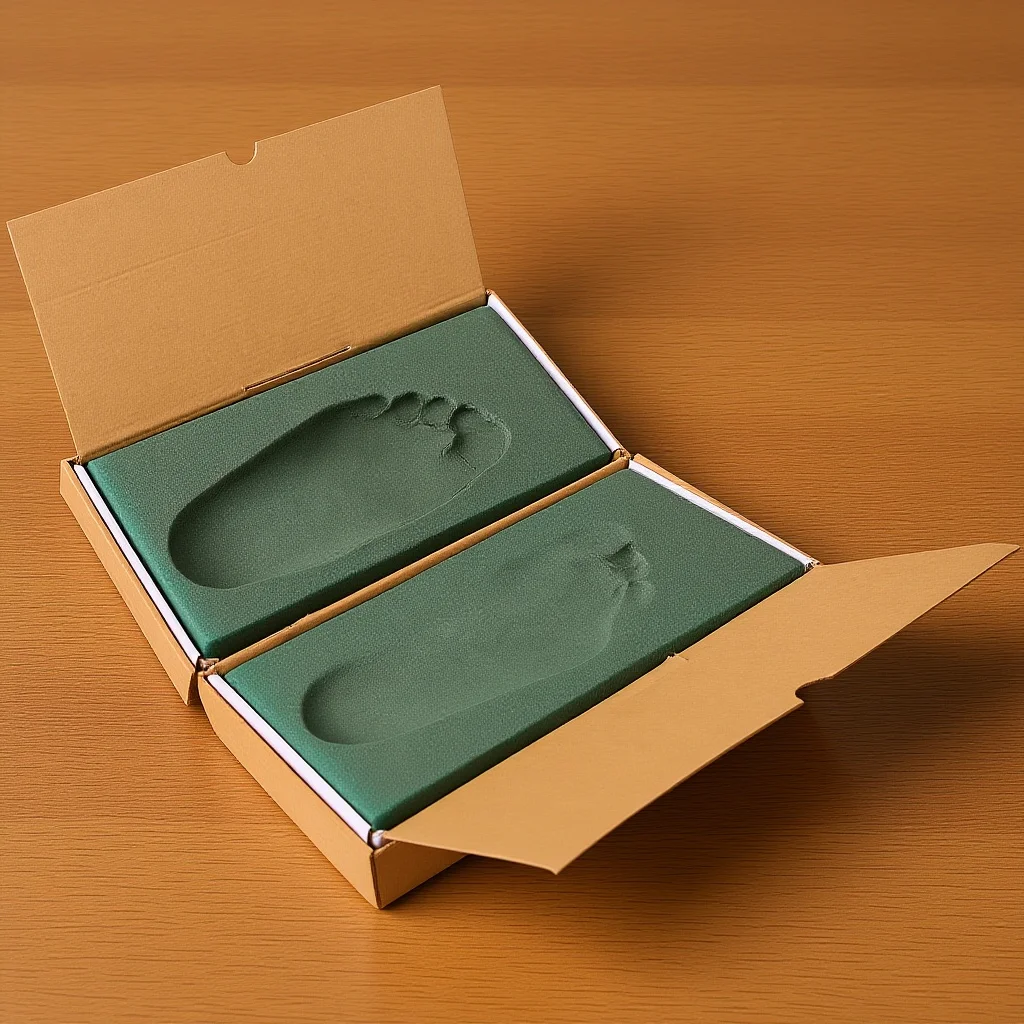 

Пенопластовая коробка для оттисков ног, профессиональная 3D форма для литья следов для DIY, стельки на заказ, ортопедическая поддержка для взрослых