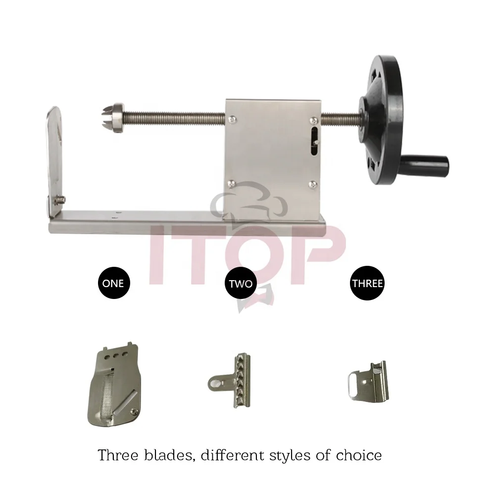 

Industrial Potato Curly Fry Cutter Potato Tower Machine/electric Spiral Carrot Tornado Cutter/spiral Potato Slicer