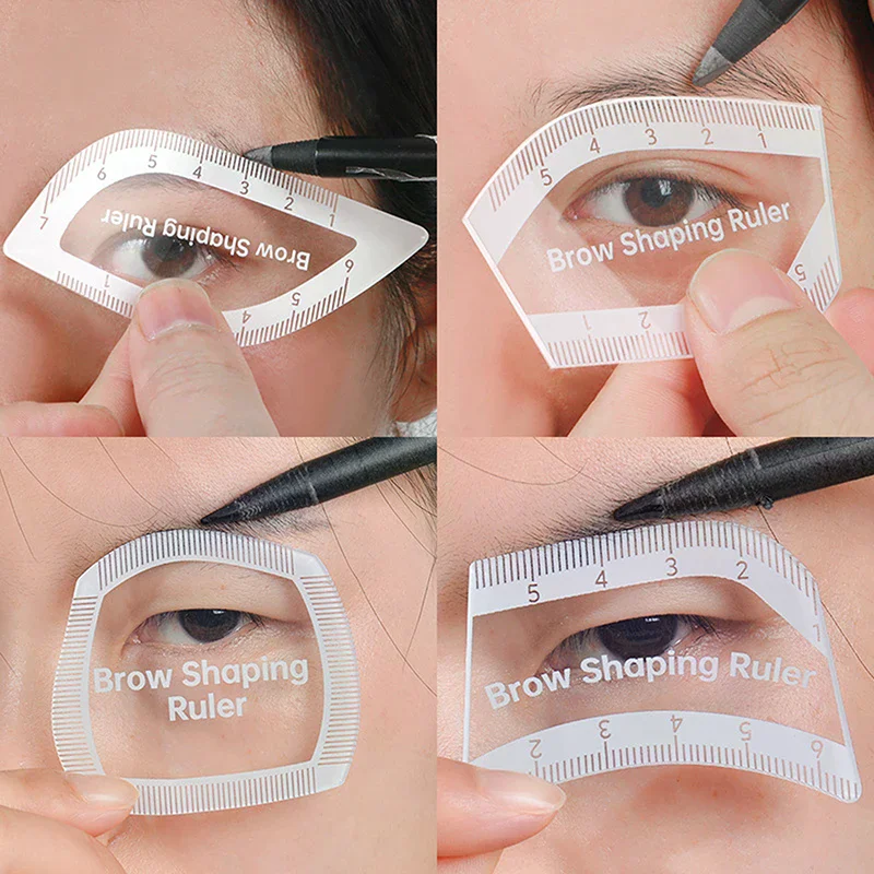 1PCS Brow Mapping Ruler Eyebrow Shaping Ruler 1 Minute Fast Drawing Design Brow Easy Tool Microblading Permanent Makeup Stencils