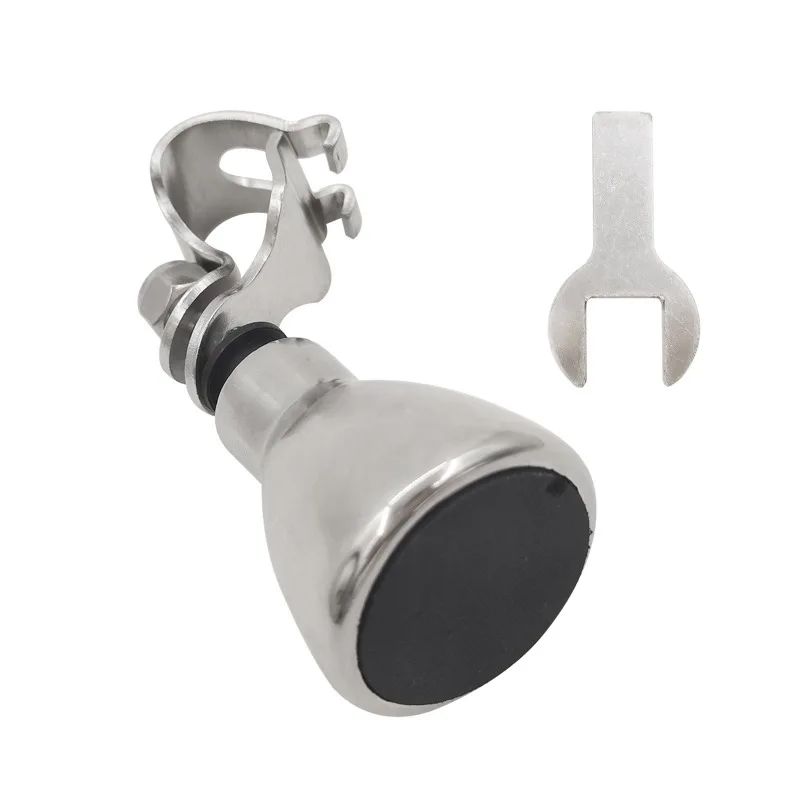 

Stainless steel steering wheel power ball grip, cylindrical bottom with nylon RV marine hardware accessories
