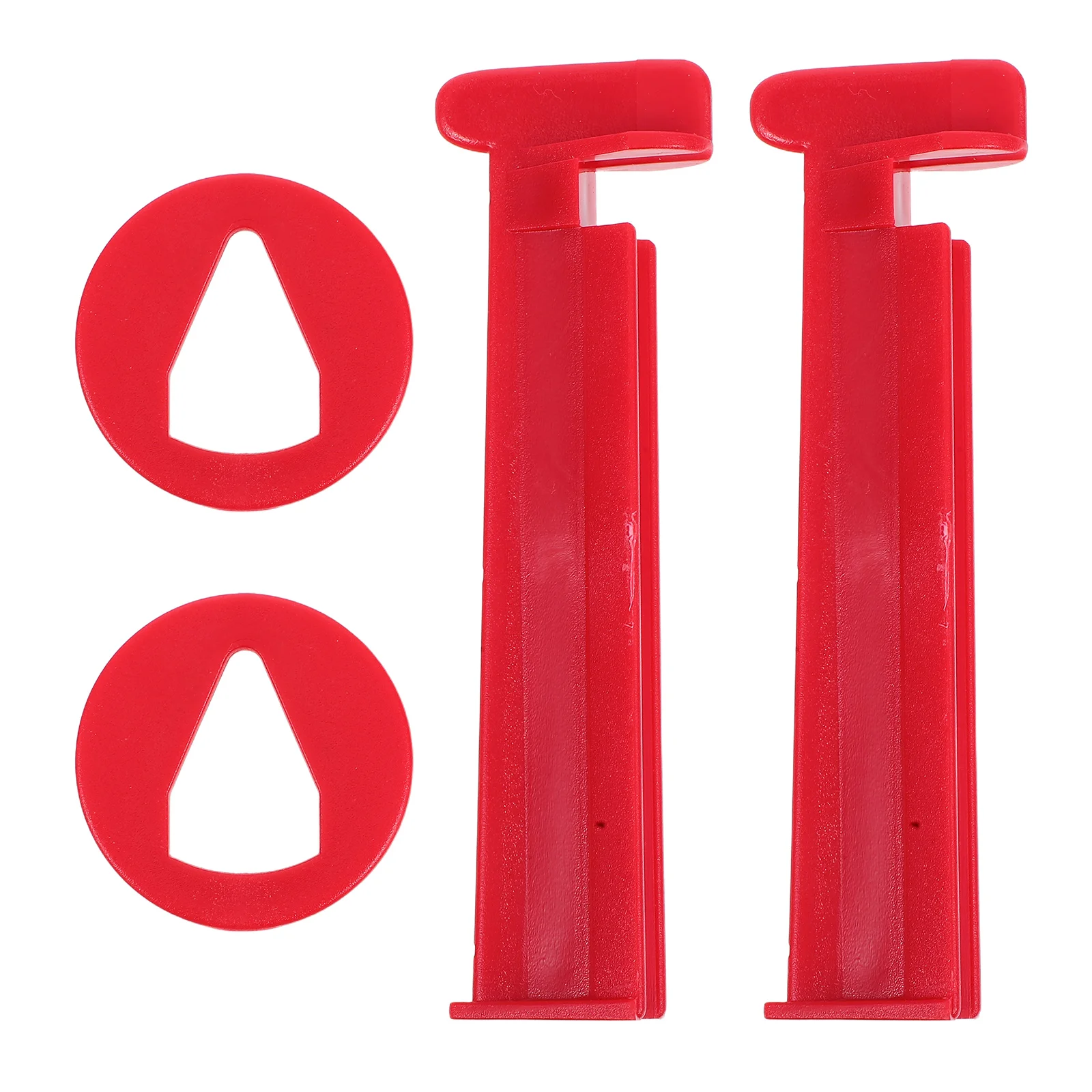 

2 Pcs Billiards Scalp Head Pressure Pool Tip Repair Kit Rod Repairing Tool Sticks Clamp Plastic Repairer