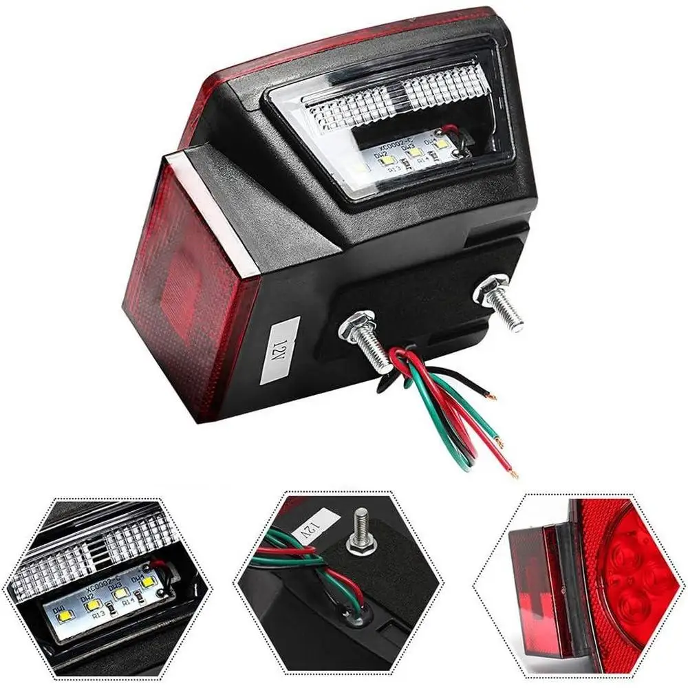 

12V IP68 Truck Trailer Tail LED Light Kit Fit for all types of car