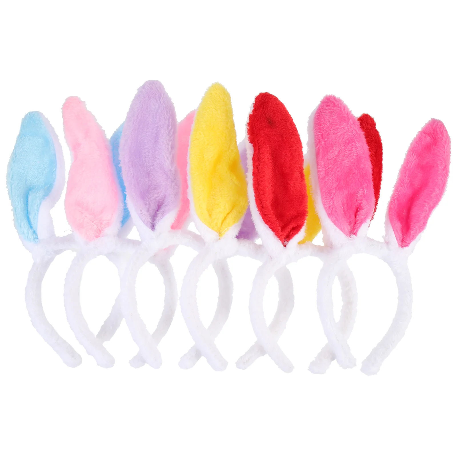 

6 Pcs Bunny Ear Headband Easter Rabbit Headwear Ears Headbands Party Hair Hoops Kids Headphones Cosplay for Props